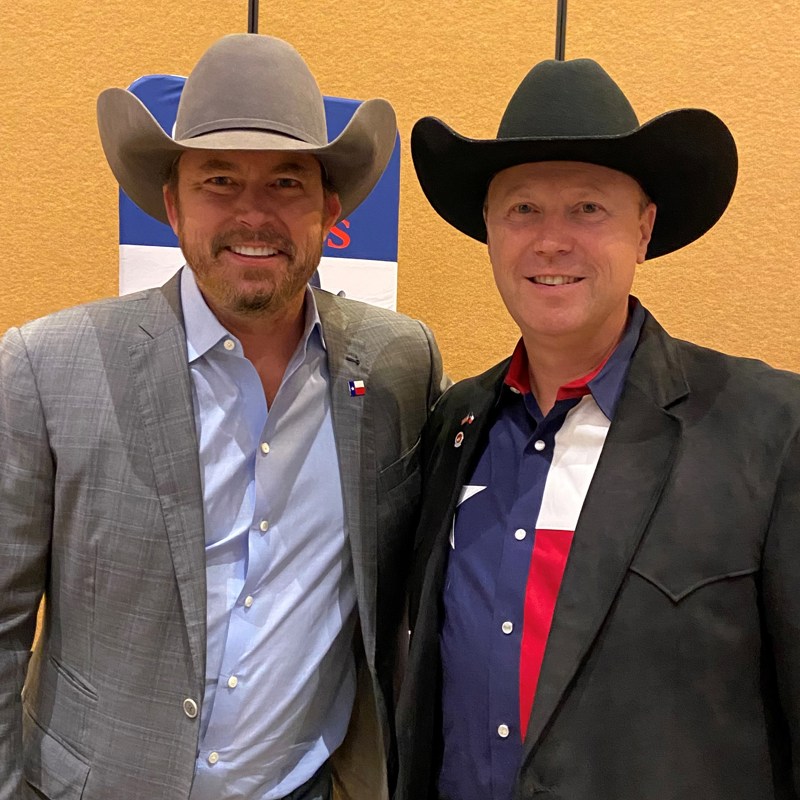 With Chad Prather at the Collin County GOP Gubernatorial debate.  Great guy!