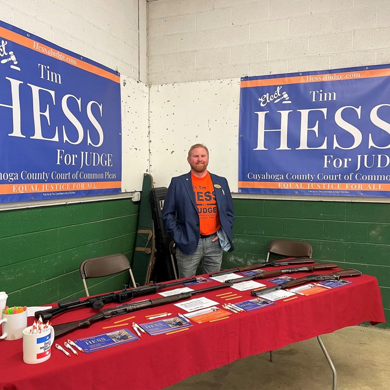 Supporting the Second Amendment at the Berea Gun Show / Cuyahoga County Fairgrounds. 