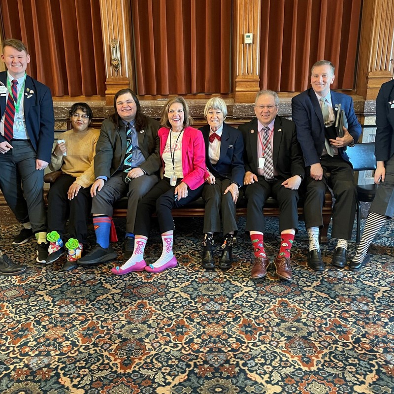 The 6th Annual Crazy Sock Day!! What a fun time to share some laughs!