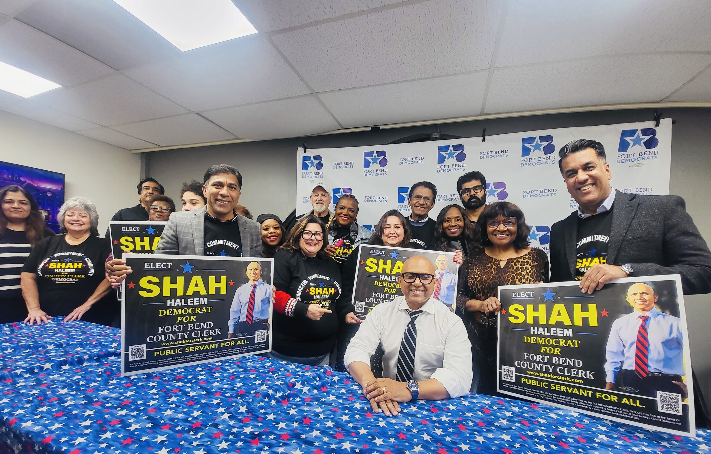 SHAH FILES FOR CANDIDACY FOR CLERK 