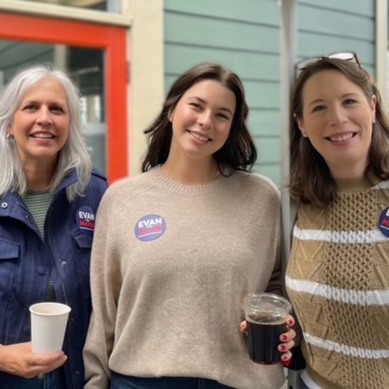 Tina Levasheff, Ava Smith and Mary Perrollaz