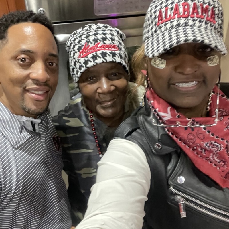 Me with my special sister Cheryl Moye and her loving mom Joann.