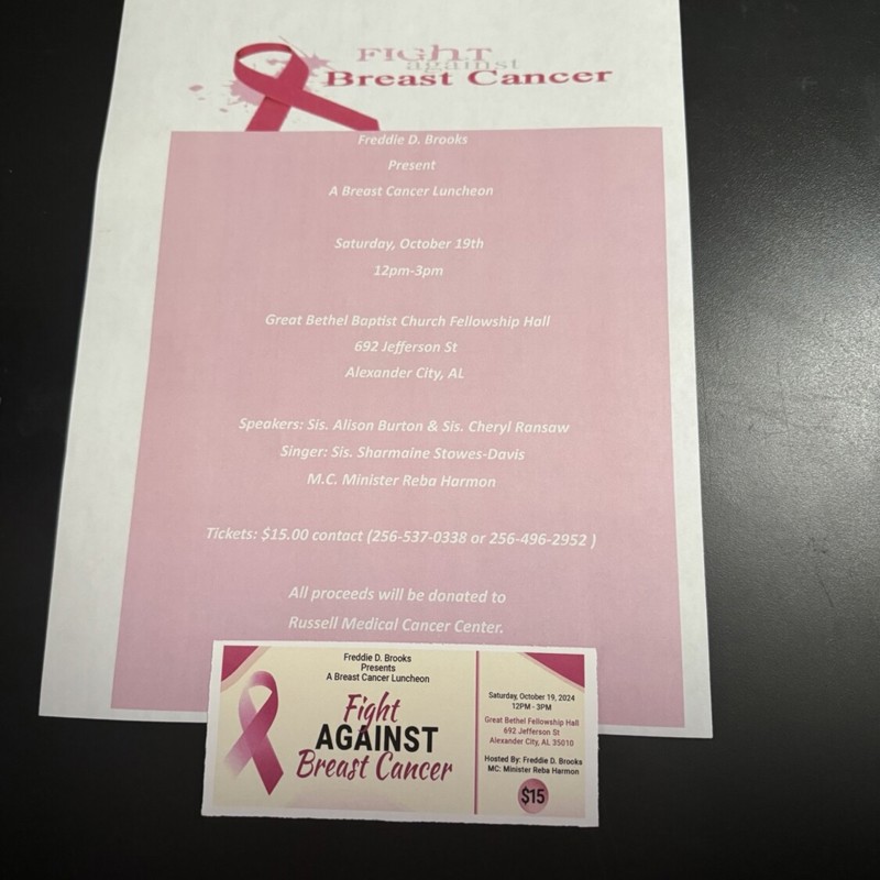 Breast Cancer Program I organized.