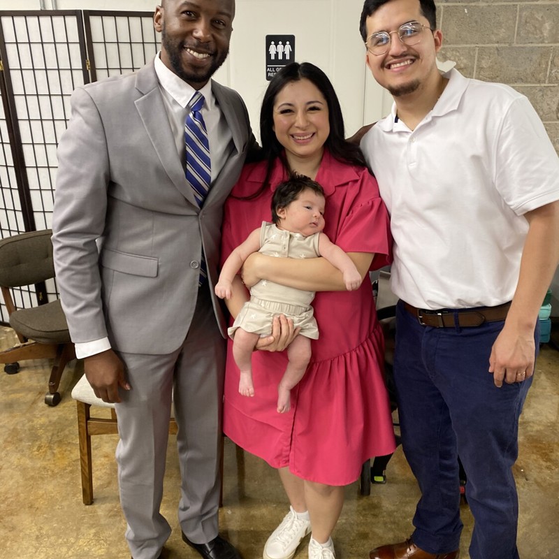 Brandon with Ricardo & Christine Ruiz and RJ at his first political event.