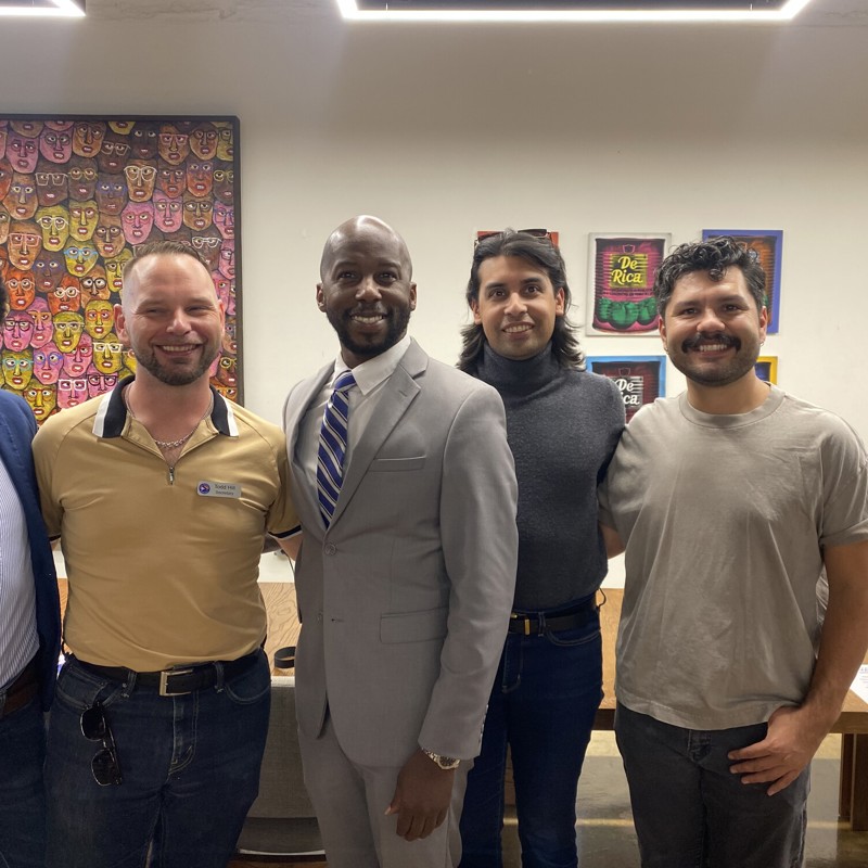 Stonewall Democrats of Dallas showing up for Brandon Vance for JP.