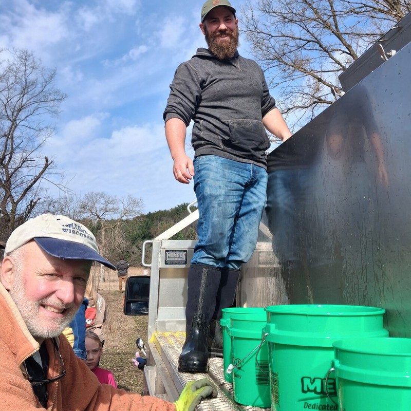DNR Rainbow trout release