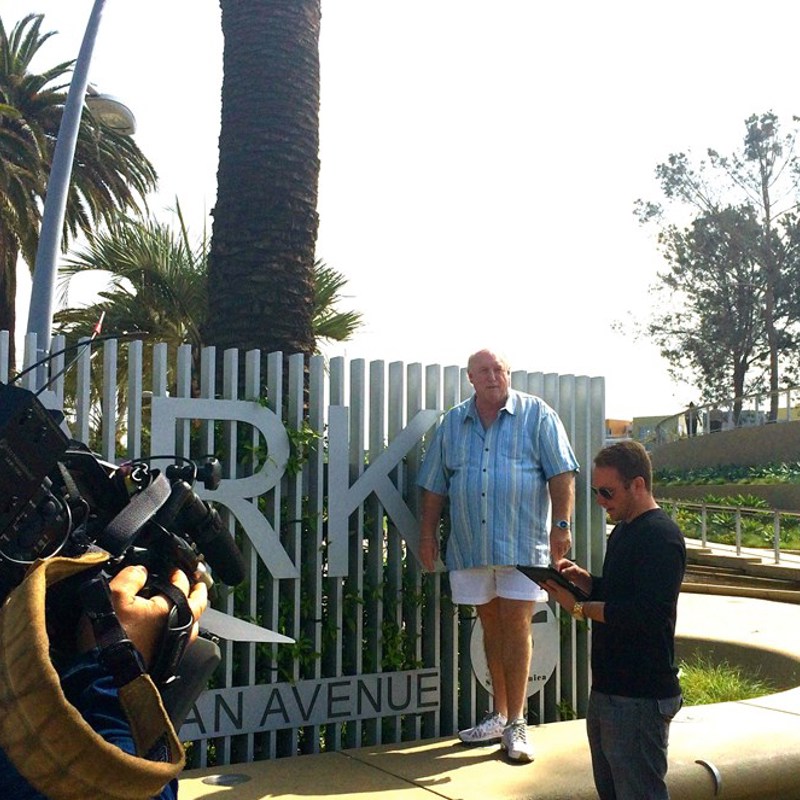 Talking to City TV about our city's newest gem...Tongva Park. I'm so proud of the Park space that's been added to our city's inventory over the past 11 years.