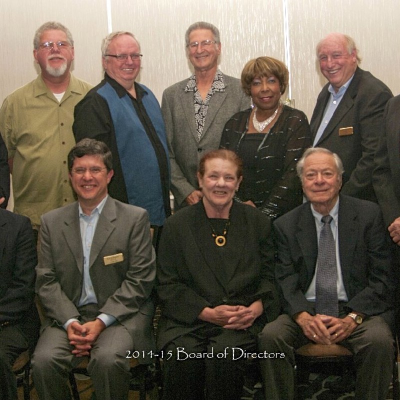 The 2014-2015 Board Of Directors of the California Association of Parks & Recreation Commissioners & Board Members. I'm the immediate Past President.