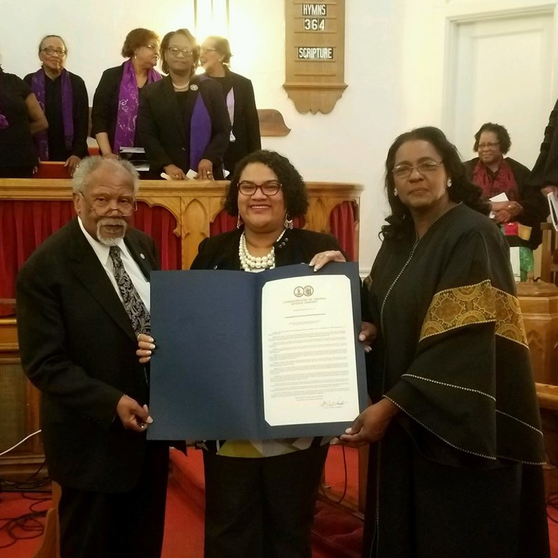 Presenting HJ 1016 to celebrate St. Paul AME's 130th Anniversary!