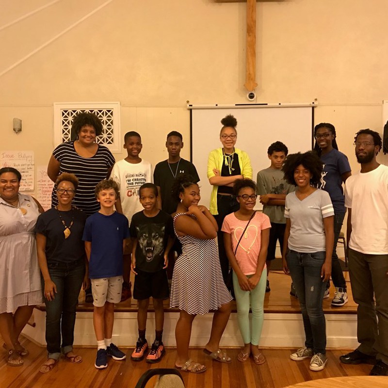 Some of the students from the 2017 SPARK Extension YOLO Camp I cohosted with Ivy Baptist Church, sponsored by the Newport News Public School System