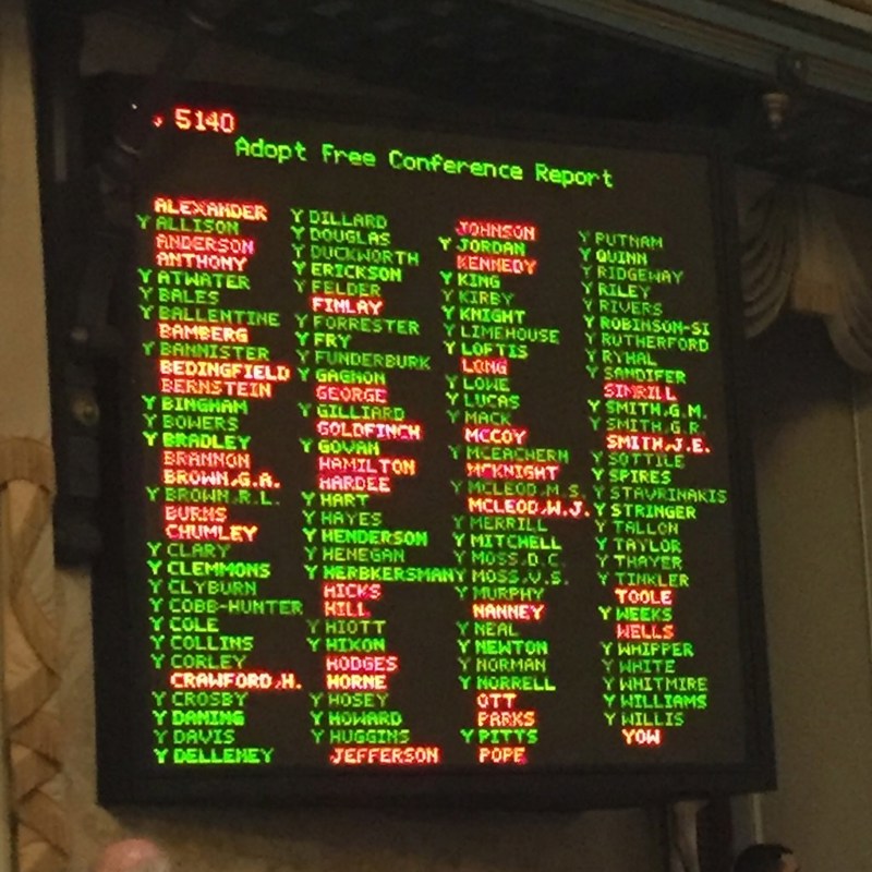 Proud to vote in support of Ethics Reform!