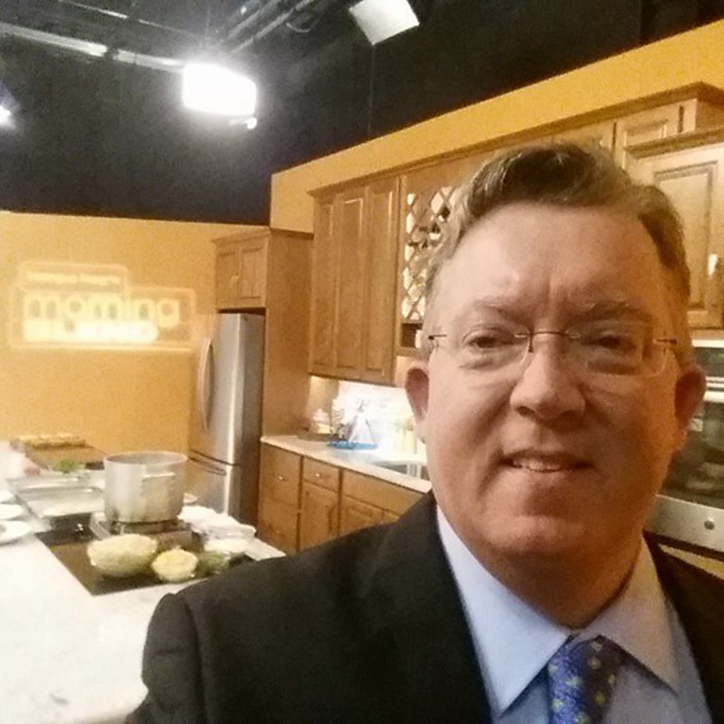 Getting ready to tape Morning Blend on ABC 28.