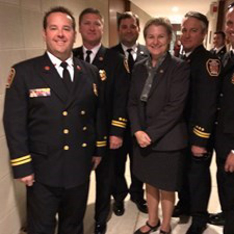 New Hanover County Firefighters visit the General Assembly 