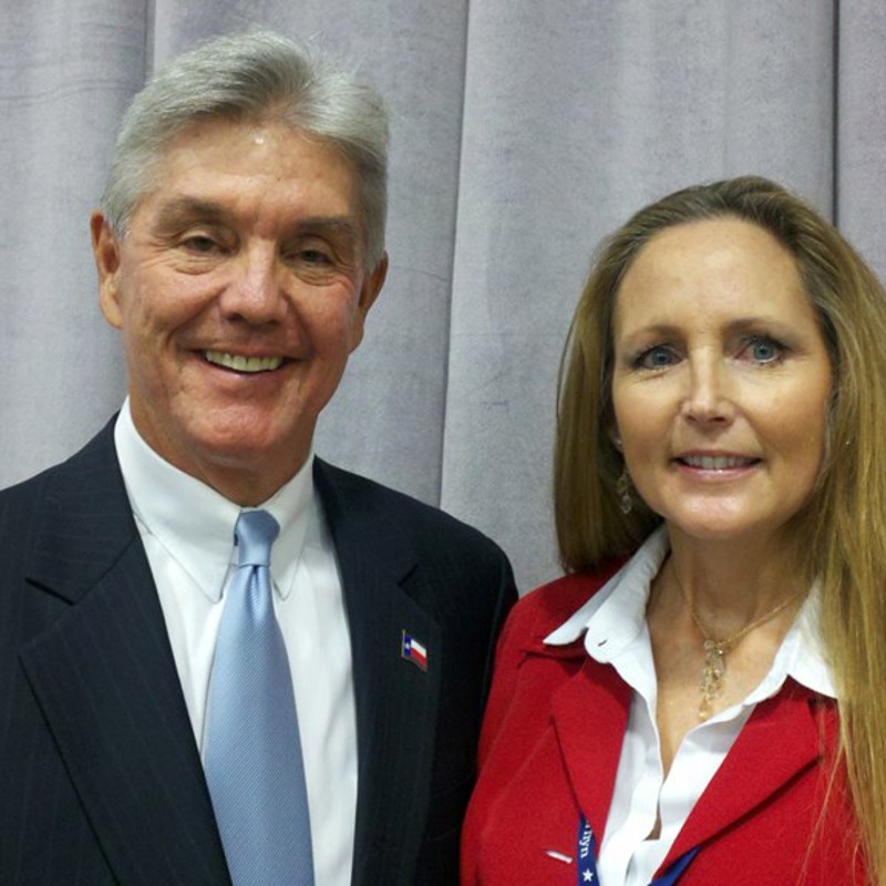 former TX Secretary of State, now US Representative Roger Williams at the Republican State convention
