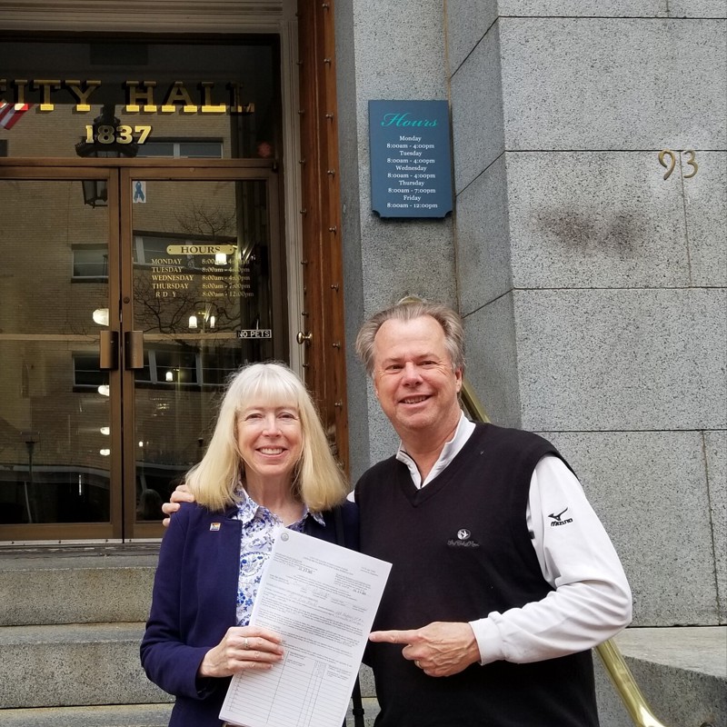 Officially pulling nomination papers to run for reelection!