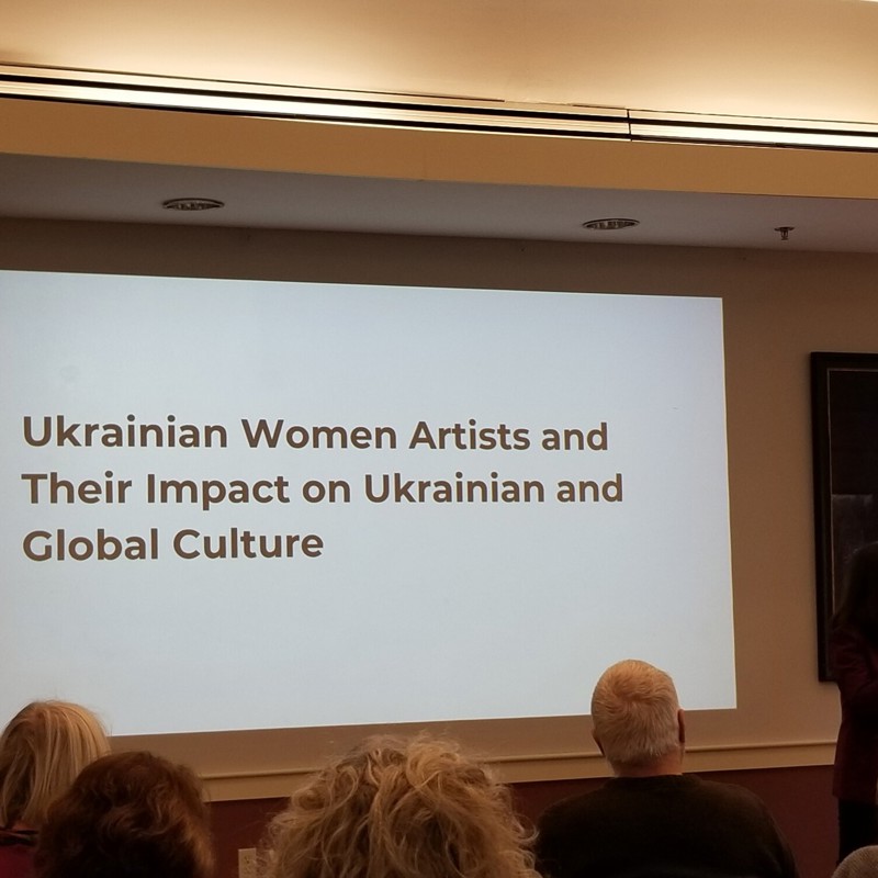 Lecture on Ukrainian Artists benefitting Dobro, a non-profit assisting people in Ukraine, at the House of the 7 Gables