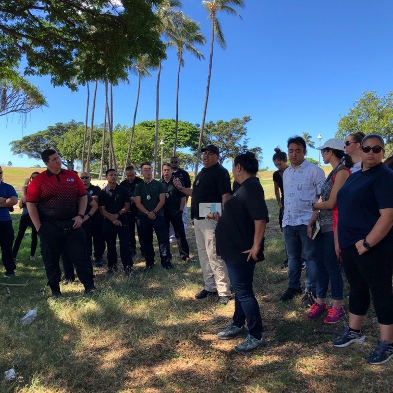 Accompanying HPD’s HELP (Health Efficiency Long-term Partnership) program and its service provider partners in servicing the houseless in Kakaako 