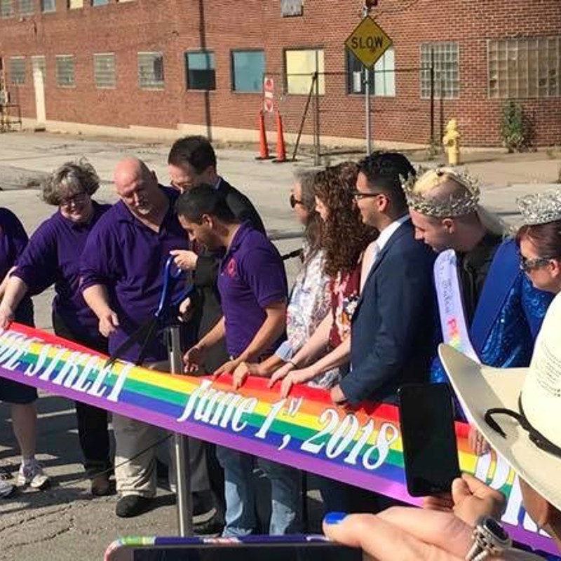 We had the opportunity to attend the ribbon-cutting ceremony for the naming of Pride Street this morning. To quote one of the speakers:

“Whenever everyone in a community feels welcomed, respected and loved, the community as a whole is healthier.”