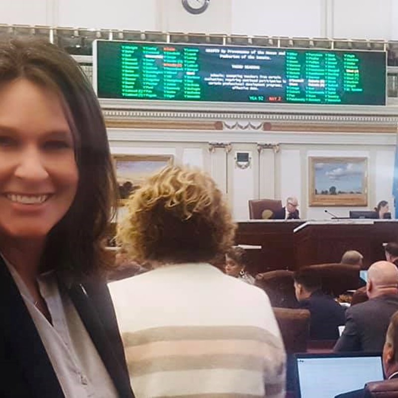 My first bill passed off the house floor this past session!
