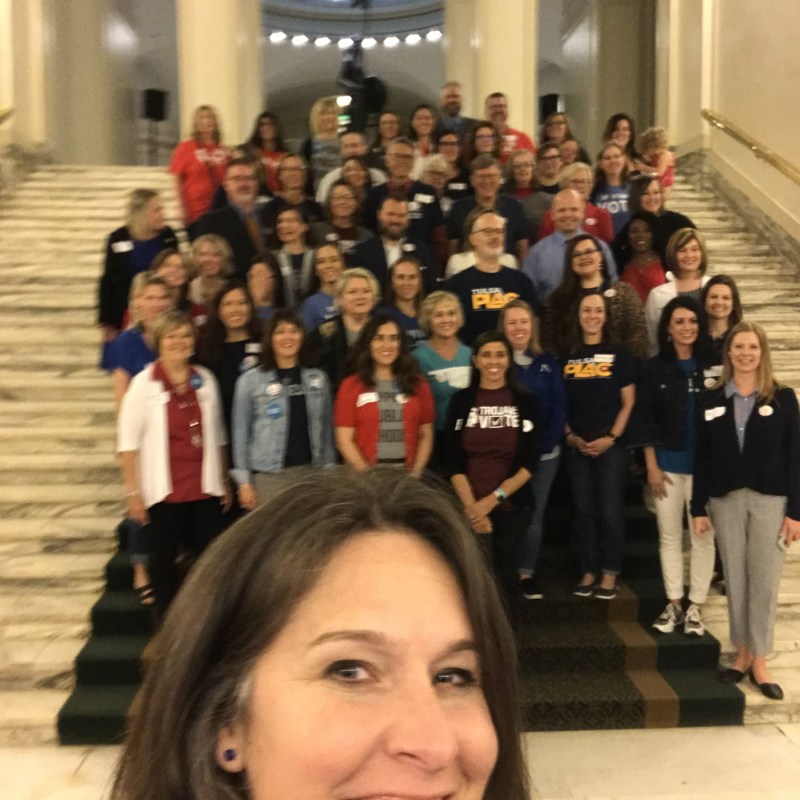 All Oklahoma PLAC groups came to the capitol to visit and to advocate.  I was lucky to get to meet and listen!