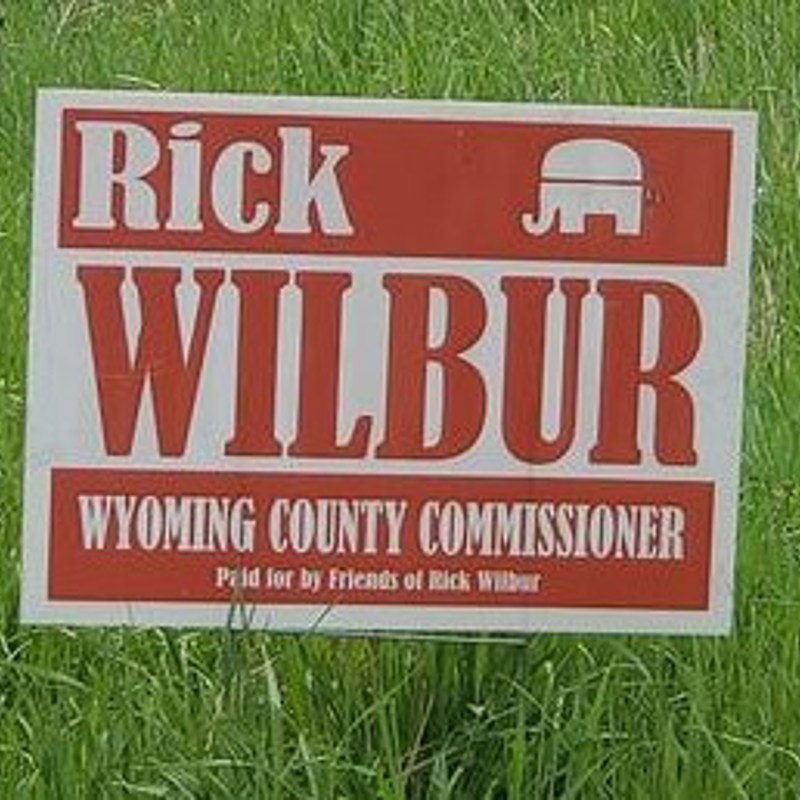 After successful re-election campaign, signs along the roadways all picked up
