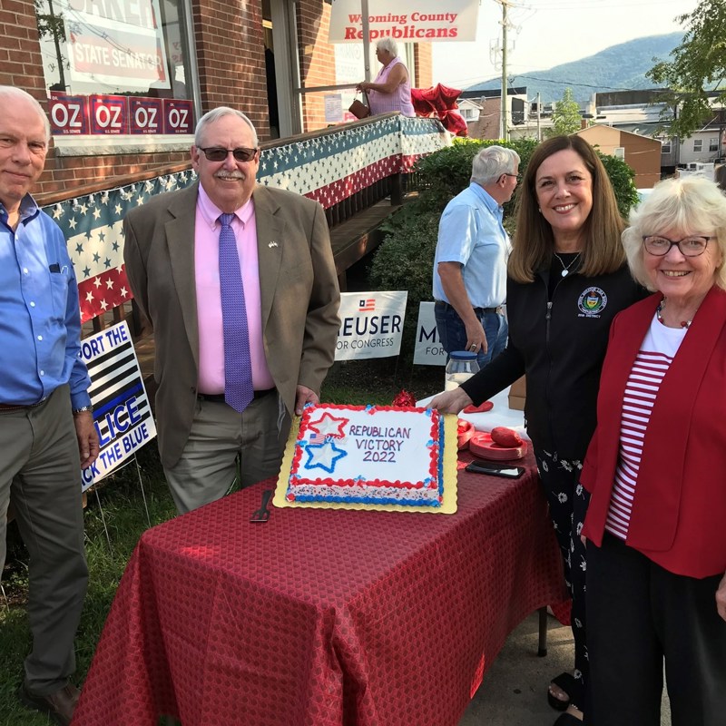 Grand opening of Wyoming County Republican HQ with Davis Haire, Sen. Lisa Baker and Rep. Tina Pickett