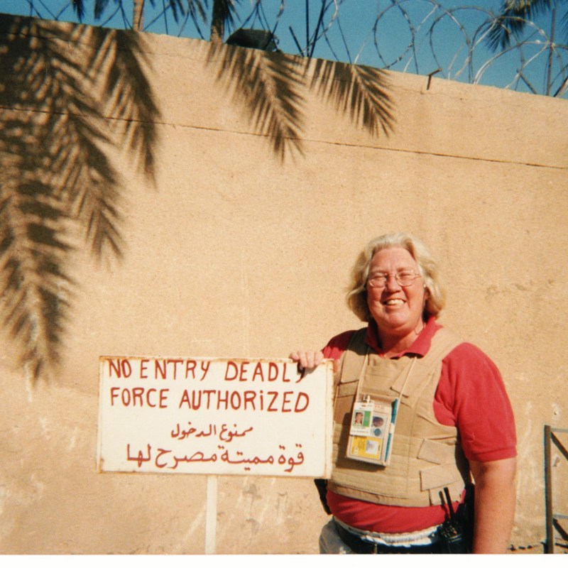 Molly in Baghdad 2005