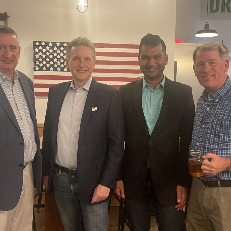 Spring 2023 fundraiser, pictured with the Bedminster and Somerset County GOP leadership team. 
